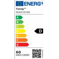 Strasseleuchte 60W 4000K°