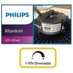 Cloche industrielle UFO 210 B100W 4000K