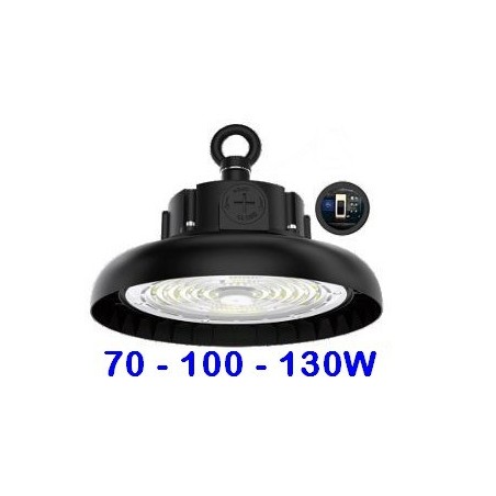 Cloche industrielle UFO 210 B100W 4000K